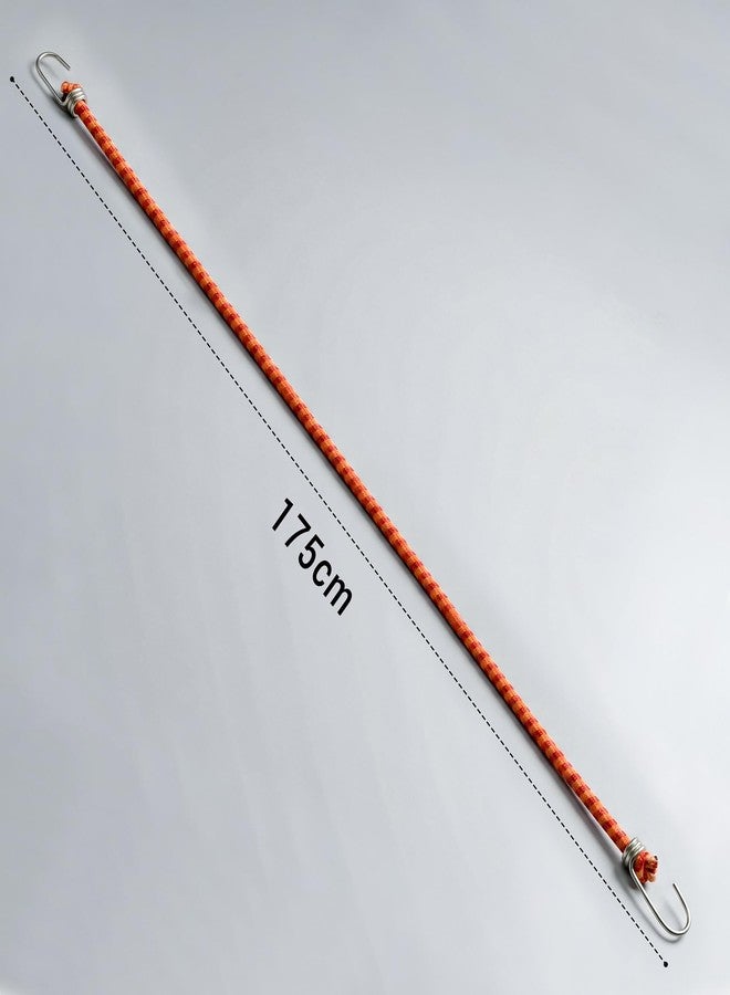 VERAT Multicolour, 2 Pcs High Strength Stretchable Elastic Rope/Bungee Cord - Versatile for Hanging Clothes, Tying Behind Bikes, etc. (2m + Expandable) - Image 2